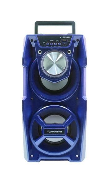 Caixa de Som Roadstar - Bluetooth - USB - Azul | MadeiraMadeira