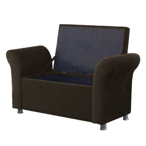 Recamier Bau Egeo 120X Suede Marrom - Dominic Decor