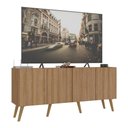 Ver imagem 3 de Rack Retrô para Tv até 50 Polegadas com 4 Portas Multimóveis Mp1071 Rustic/natural