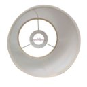 Ver imagem 3 de Cúpula de Abajur 22x13x13cm Tecido Algodão Soquete Importado Ref 82