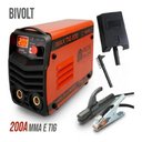 Ver imagem 2 de INVERSORA SOLDA 200A MMA TIG BIVOLT + ESMERILHADEIRA + KIT 110V/220V