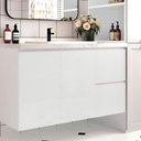 Ver imagem 6 de Papel de Parede Adesivo Lavavel Laca Alto Brilho Branco Perola 500x60cm