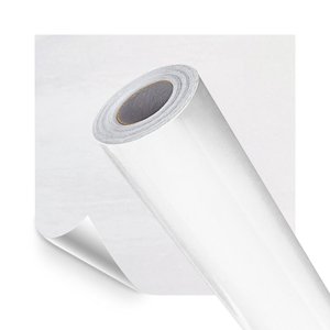 Papel de Parede Adesivo Lavavel Laca Alto Brilho Branco Perola 500x60cm