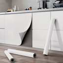 Ver imagem 3 de Papel de Parede Adesivo Lavavel Laca Alto Brilho Branco Perola 500x60cm