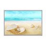 Quadro Decorativo - Praia Concha e Perola Flnt060 - Tela Canvas - 60x40cm - 1
