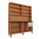 Ver imagem 7 de Cozinha Compacta Vitória 7 Portas 2 Gavetas Freijó/off White - Panorama Móveis