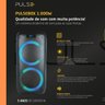 Caixa de Som Pulsebox Multilaser Sp359 - 1000W 02 Microfone - 6