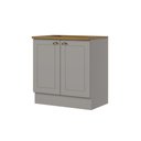 Ver imagem 1 de Balcão Modulado 80cm com Tampo para Cooktop 2 Portas Emily Henn