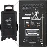 Caixa Amplificada Amvox Aca700 Pancadão - 700W Rms Microfone - 6