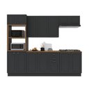 Ver imagem 2 de Armário de Cozinha Modulada Completa Fidelitá Nara 100% MDF 5 Peças 270cm 14 Portas 2 Gavetas com