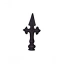 Ver imagem 2 de Ponteira Ponta De Lança Ferro N03 Grade Portão Muro 8X13Cm