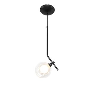 Pendente Aro Angular Jabuticaba Preto Harmony