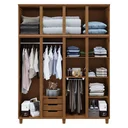 Ver imagem 2 de Guarda-Roupa Casal com Espelho 8 Portas 3 Gavetas Grécia