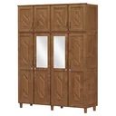 Ver imagem 3 de Guarda-Roupa Casal com Espelho 8 Portas 3 Gavetas Grécia
