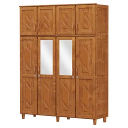 Guarda-Roupa Casal com Espelho 8 Portas 3 Gavetas Grécia  - 2