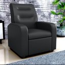 Ver imagem 1 de Poltrona Safira Reclinável Couro Sintético Conforto Preto Matrix