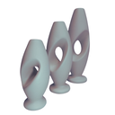 Ver imagem 2 de Trio Garrafas Vazada Perfeitas para Decorar Sua Casa com Estilo e Elegância.