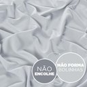 Ver imagem 4 de Jogo de Cama Solteiro 2 Peças Jolitex Ternille 300 Fios - Toque de Seda - Cinza