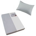 Ver imagem 1 de Jogo de Cama Solteiro 2 Peças Jolitex Ternille 300 Fios - Toque de Seda - Cinza