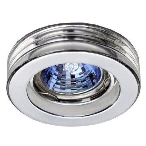 Luminária Spot Embutir Redondo Cristal 4CMX6CM 40W GU10 Bella Iluminação Bivolt Cromado