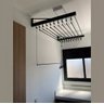 Varal Individual de Parede 80cm com 10 Varetas em Alumínio - Preto - 3