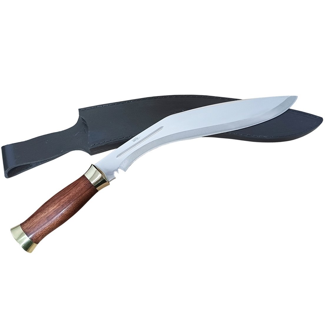 Facão para Mato Arkhip Kukri 13'' Cabo Madeira Bainha