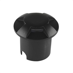 Balizador de Solo Led Taschibra Dome 4 Fachos Preto Bivolt