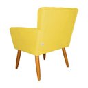 Ver imagem 3 de Poltrona Decorativa Elegante Cecília Recepção Escritório Sala de Estar Suede Amarelo