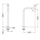 Ver imagem 3 de Torneira para Banheiro de Mesa Bica Alta 90º Docol Lóggica 1/2" Chrome