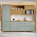 Ver imagem 1 de Cozinha Modulada 5 Peças Marquesa 6 Portas 6 Gavetas 100 Mdf Nesher