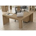 Ver imagem 3 de Mesa em L Para Home Office Me4116 Amendoa