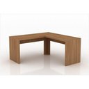 Ver imagem 1 de Mesa em L Para Home Office Me4116 Amendoa