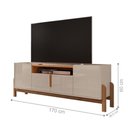 Ver imagem 3 de Rack para TV Sue 60 Polegadas 170cm MDF Off White Cedro Casa D Móveis