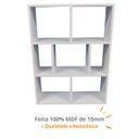 Ver imagem 2 de Estante Suspensa para Livros MDF com Prateleira e Divisória:Branco