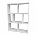 Ver imagem 2 de Estante Suspensa Decorativa para Livros com Prateleira e Divisória MDF Branco