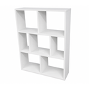 Ver imagem 5 de Estante Suspensa Decorativa para Livros com Prateleira e Divisória MDF Branco