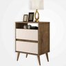 Mesa de Cabeceira 2 Gavetas Lotus J&A Móveis - 2