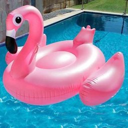 Boia Piscina Inflável Especial Gigante Flamingo Belfix - 2