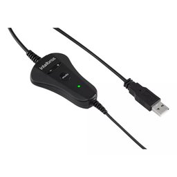 Headset Telemarketing Call Center Fone Monoauricular Corporativo Com Cabo Usb Microfone Removível In - 7