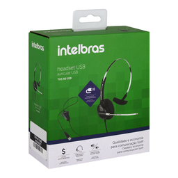 Headset Telemarketing Call Center Fone Monoauricular Corporativo Com Cabo Usb Microfone Removível In - 2