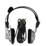 Fone com Microfone Regulável Headset Duplo Plug P2 para Pc - 5