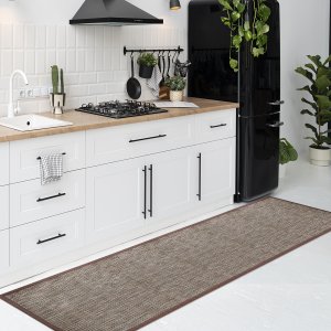 1 Tapete Passadeira Cozinha Antiderrapante Mod M2 45x180