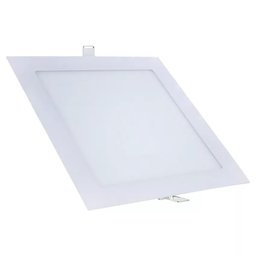 Painel Luminária Plafon Embutir LED Quadrado 18w 6500k - Economax - 1