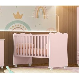 1 - Berco Doce Sonho Rosa Acetinado Qmovi - 1