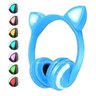 Fone de Ouvido Bluetooth Orelha Gatinho Exbom com LED Azul - 2