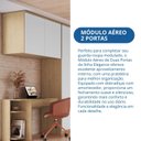 Ver imagem 5 de Modulo Aéreo 2 Portas 100cm x 73cm 54cm Marrom/Angelin|Blanc