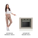 Ver imagem 5 de Balcão para Forno de Embutir 80 X 60 Cm sem Tampo Branco/crema Agata Madesa