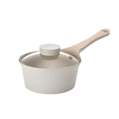 Panela 18cm/2,0L Indução com Revestimento Cerâmico - Bela - Neoflam - Cor Pérola