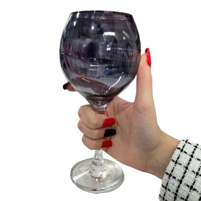 Taça Cálice Negro Altar 20 cm 400 ml em Vidro - 3