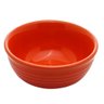 Cj 2 Bowls de Cerâmica Retrô Laranja 10x4,5cm - 1